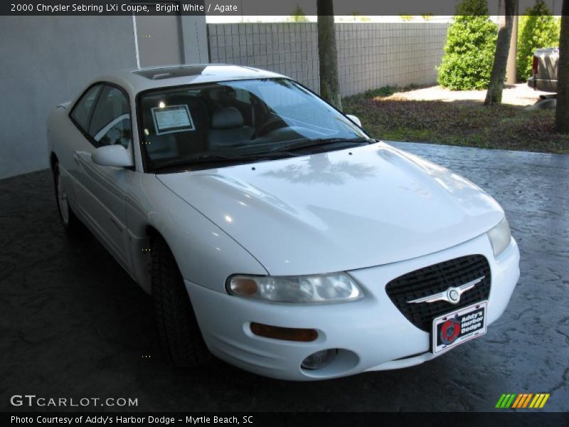 Bright White / Agate 2000 Chrysler Sebring LXi Coupe