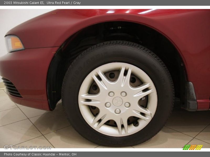 Ultra Red Pearl / Gray 2003 Mitsubishi Galant ES