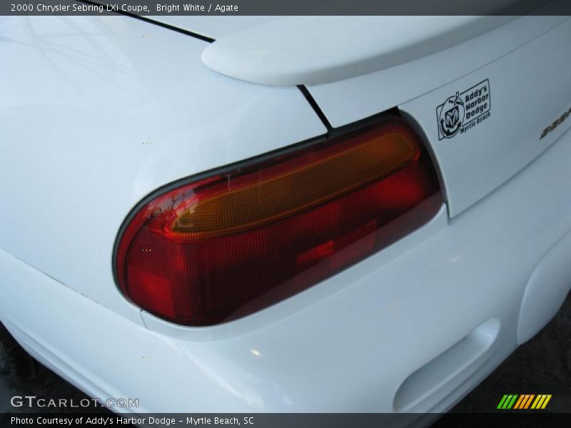 Bright White / Agate 2000 Chrysler Sebring LXi Coupe