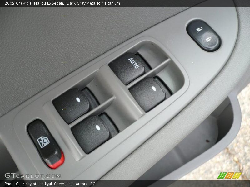 Dark Gray Metallic / Titanium 2009 Chevrolet Malibu LS Sedan