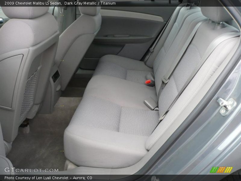 Dark Gray Metallic / Titanium 2009 Chevrolet Malibu LS Sedan