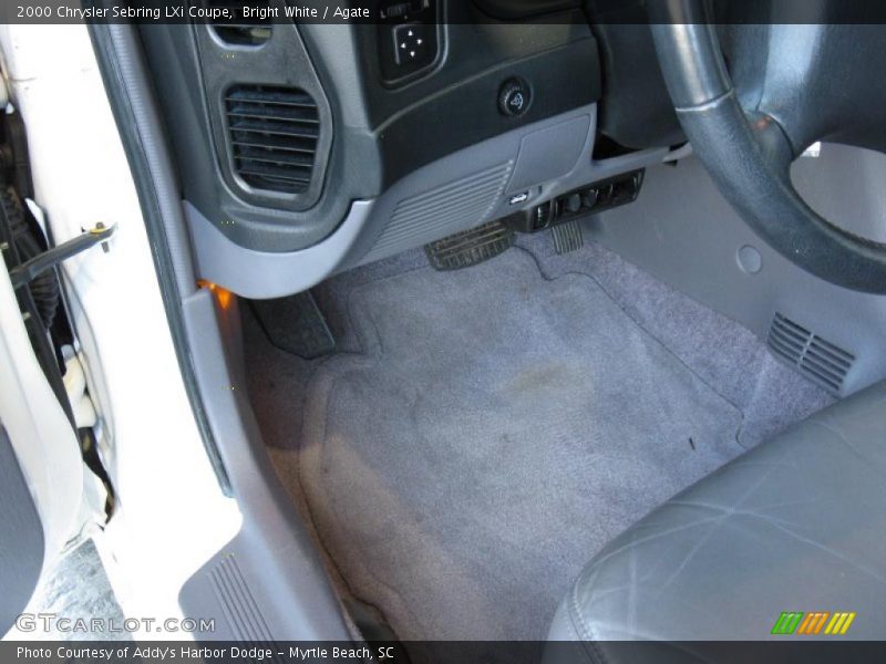 Bright White / Agate 2000 Chrysler Sebring LXi Coupe