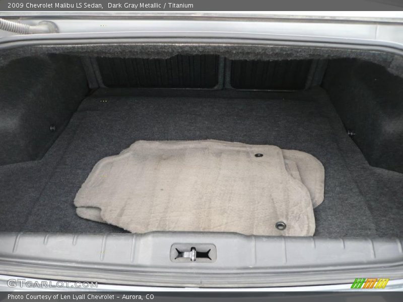 Dark Gray Metallic / Titanium 2009 Chevrolet Malibu LS Sedan