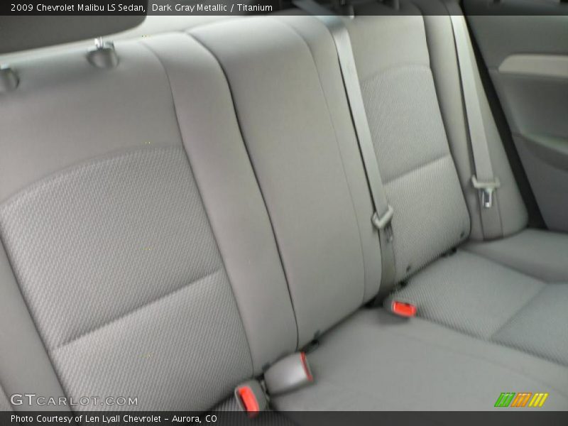 Dark Gray Metallic / Titanium 2009 Chevrolet Malibu LS Sedan