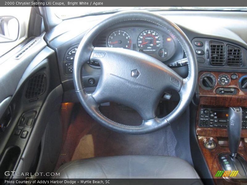 Bright White / Agate 2000 Chrysler Sebring LXi Coupe