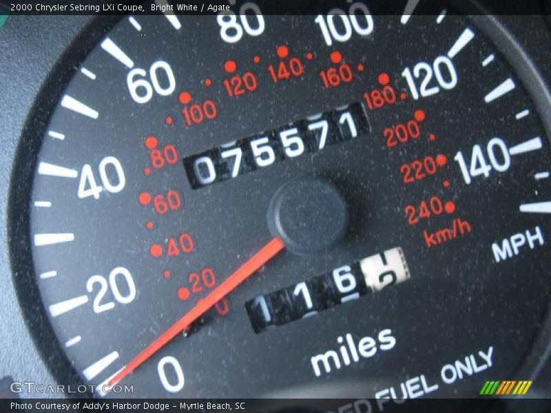 Bright White / Agate 2000 Chrysler Sebring LXi Coupe