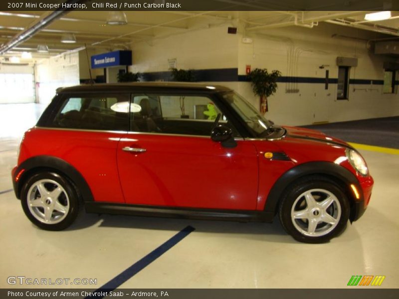 Chili Red / Punch Carbon Black 2007 Mini Cooper Hardtop