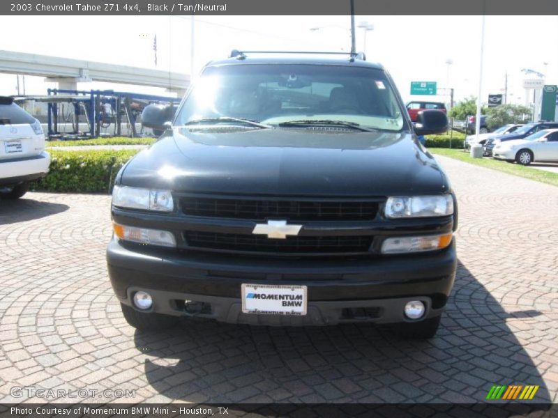 Black / Tan/Neutral 2003 Chevrolet Tahoe Z71 4x4