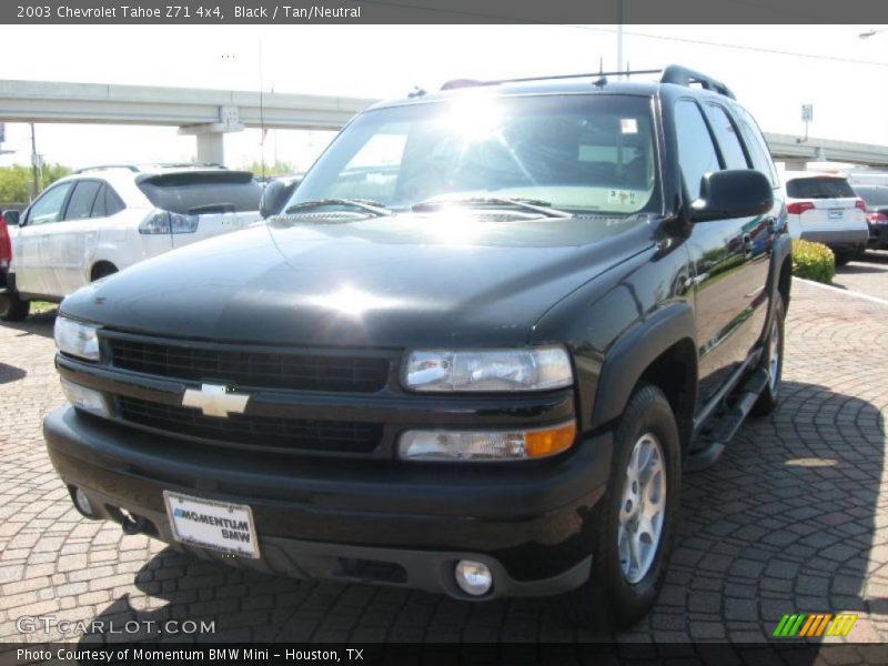Black / Tan/Neutral 2003 Chevrolet Tahoe Z71 4x4