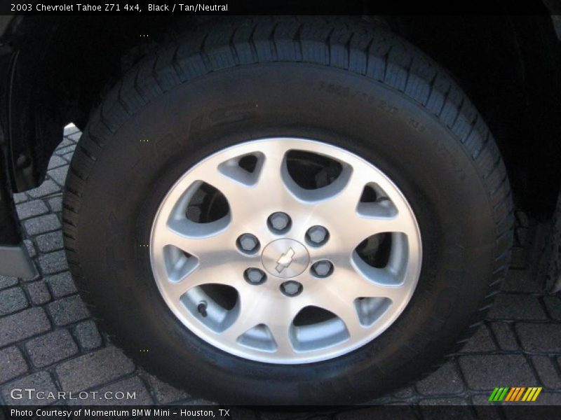 Black / Tan/Neutral 2003 Chevrolet Tahoe Z71 4x4