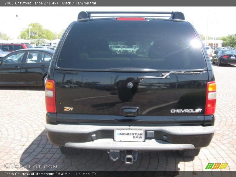 Black / Tan/Neutral 2003 Chevrolet Tahoe Z71 4x4
