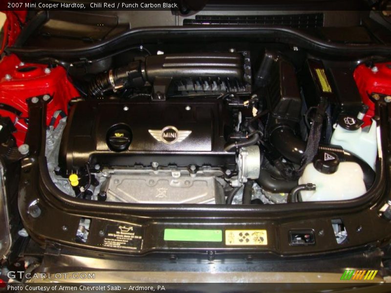 Chili Red / Punch Carbon Black 2007 Mini Cooper Hardtop