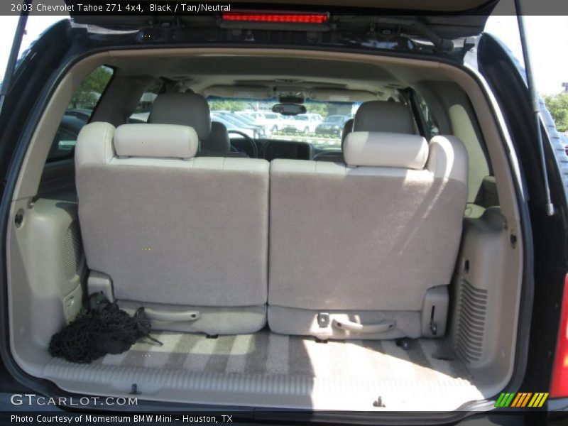 Black / Tan/Neutral 2003 Chevrolet Tahoe Z71 4x4