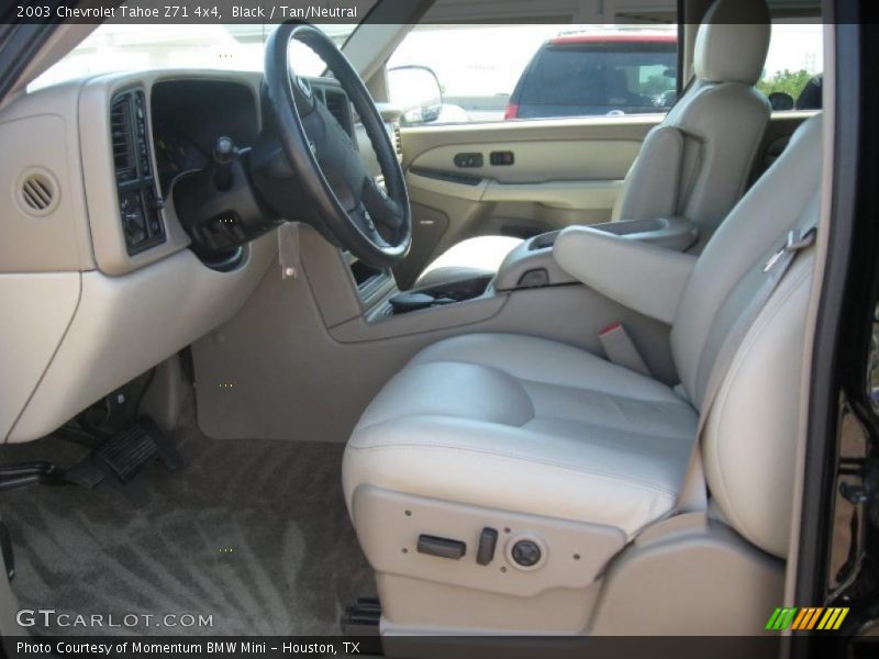 Black / Tan/Neutral 2003 Chevrolet Tahoe Z71 4x4
