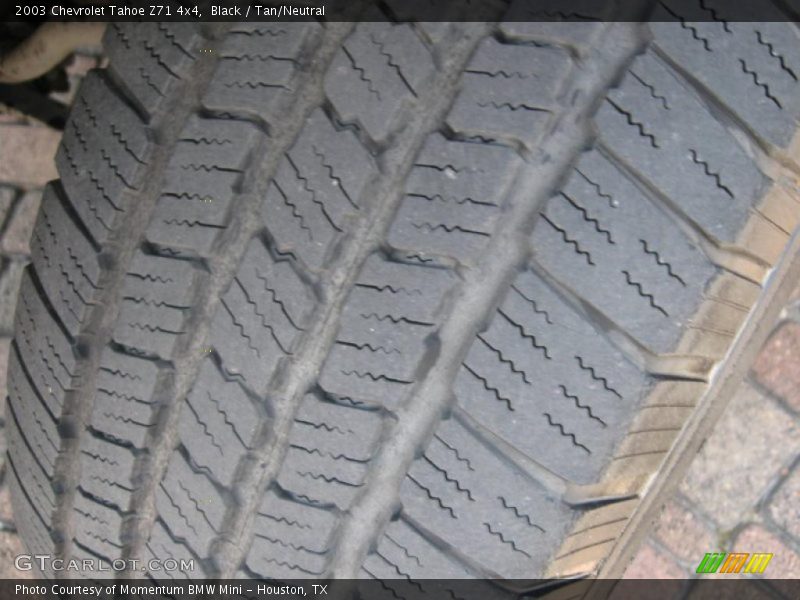 Black / Tan/Neutral 2003 Chevrolet Tahoe Z71 4x4