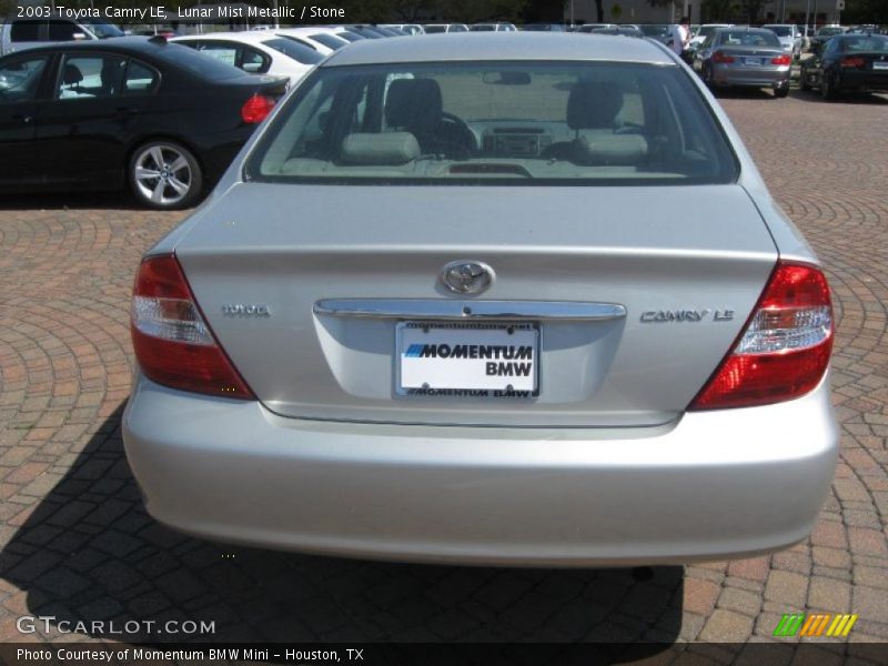 Lunar Mist Metallic / Stone 2003 Toyota Camry LE
