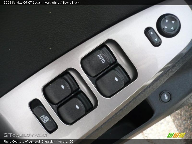 Ivory White / Ebony Black 2008 Pontiac G6 GT Sedan