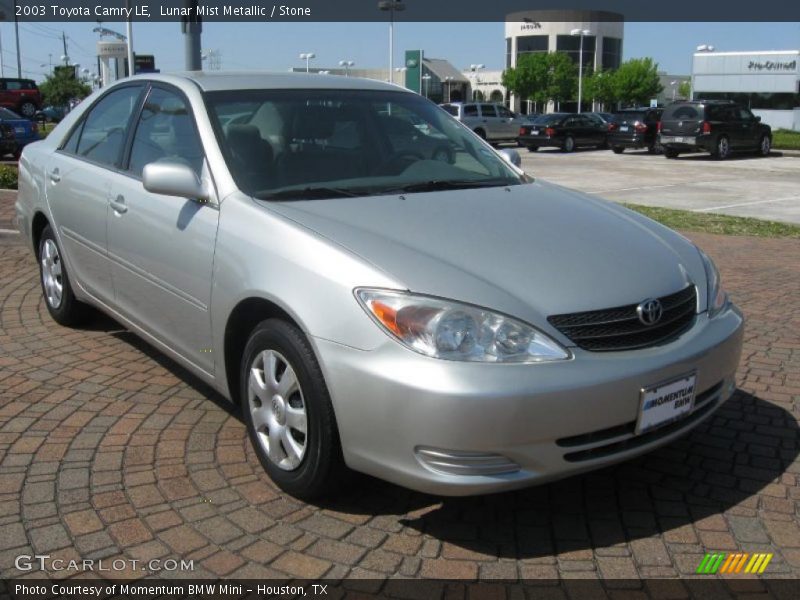 Lunar Mist Metallic / Stone 2003 Toyota Camry LE