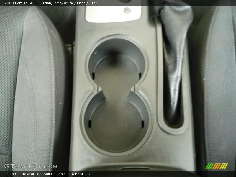 Ivory White / Ebony Black 2008 Pontiac G6 GT Sedan