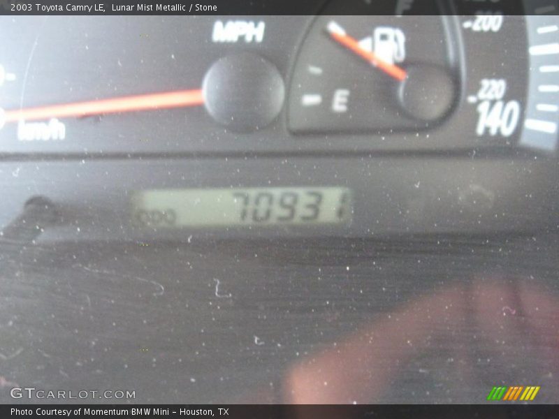 Lunar Mist Metallic / Stone 2003 Toyota Camry LE