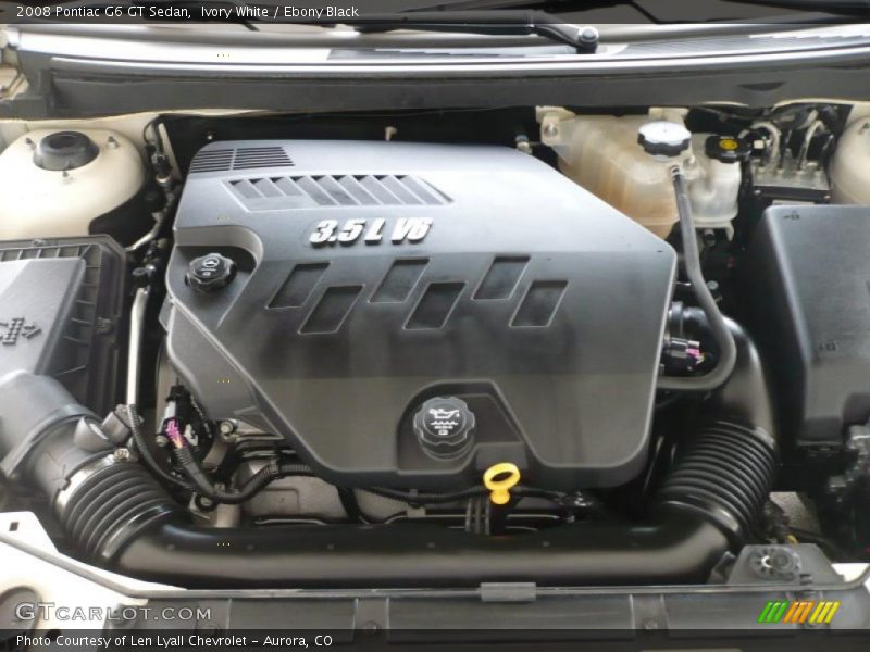 Ivory White / Ebony Black 2008 Pontiac G6 GT Sedan