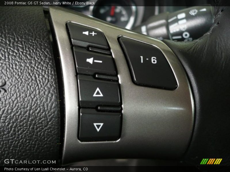 Ivory White / Ebony Black 2008 Pontiac G6 GT Sedan