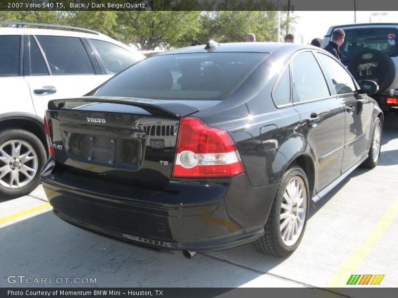 Black / Dark Beige/Quartz 2007 Volvo S40 T5