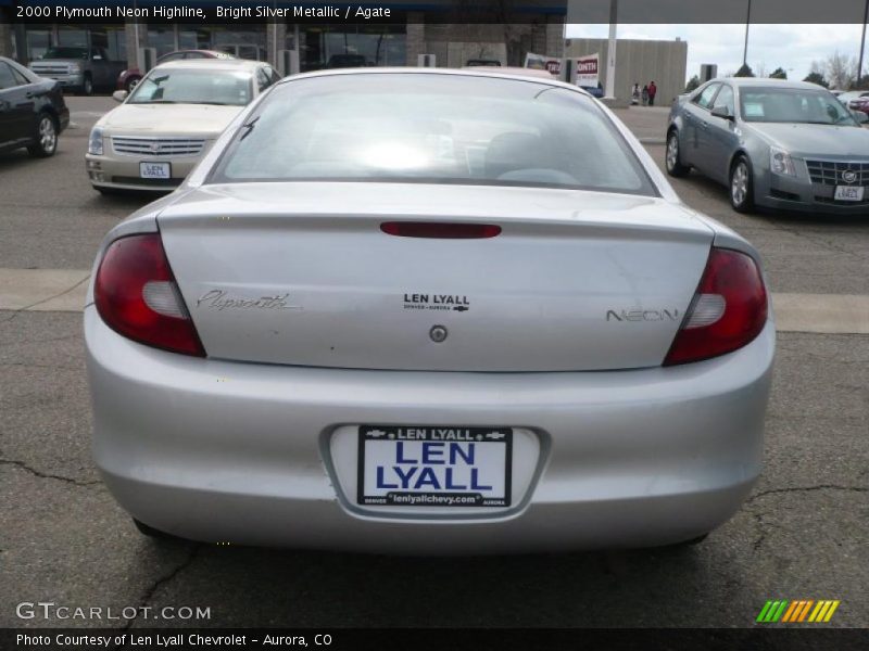 Bright Silver Metallic / Agate 2000 Plymouth Neon Highline