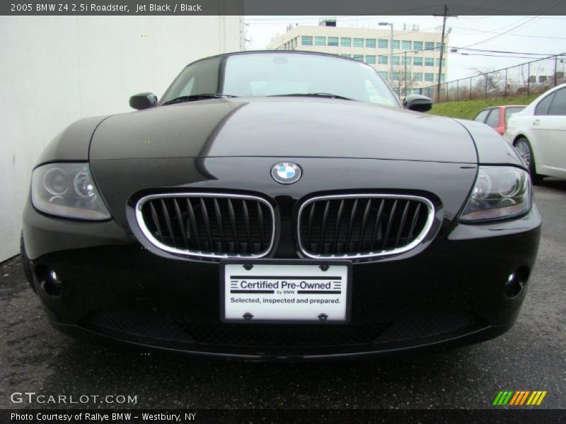 Jet Black / Black 2005 BMW Z4 2.5i Roadster