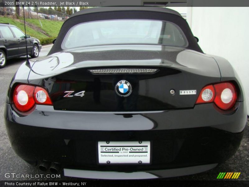 Jet Black / Black 2005 BMW Z4 2.5i Roadster