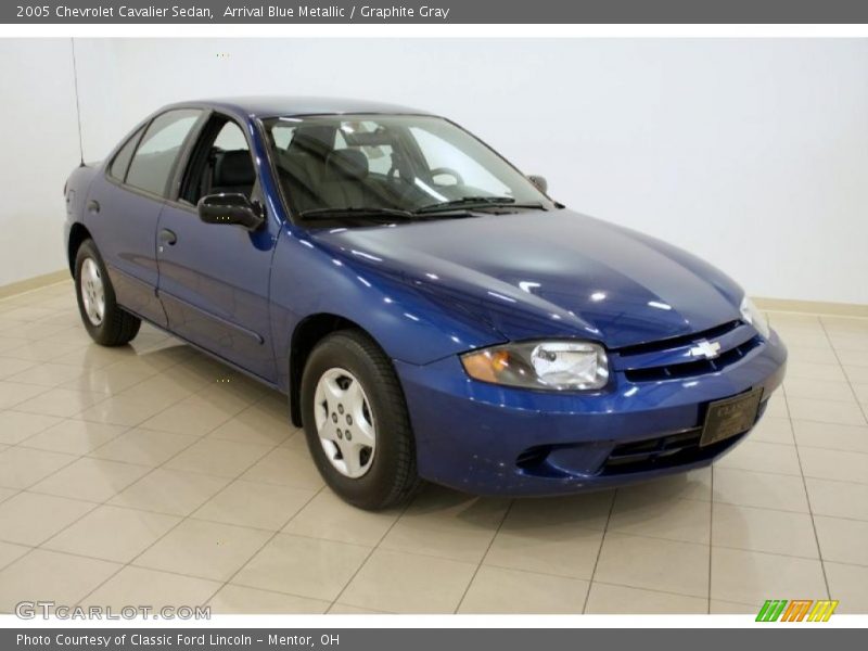 Arrival Blue Metallic / Graphite Gray 2005 Chevrolet Cavalier Sedan