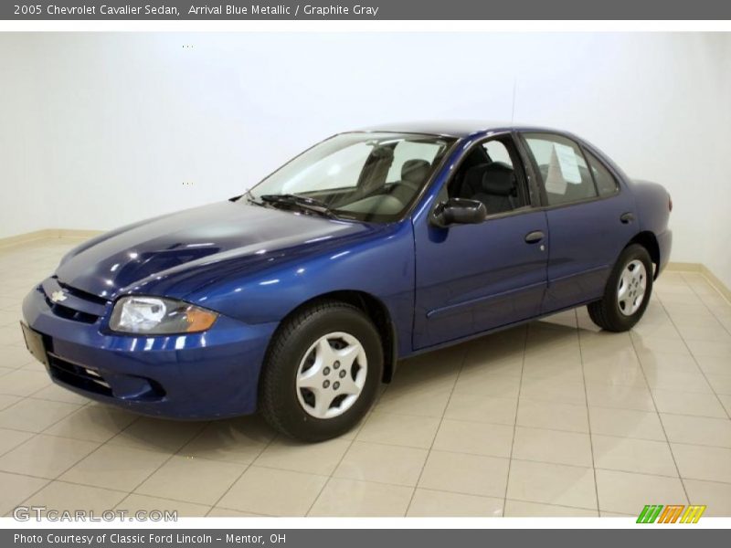 Arrival Blue Metallic / Graphite Gray 2005 Chevrolet Cavalier Sedan