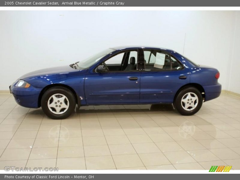 Arrival Blue Metallic / Graphite Gray 2005 Chevrolet Cavalier Sedan