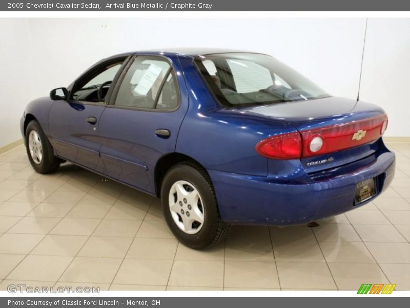 Arrival Blue Metallic / Graphite Gray 2005 Chevrolet Cavalier Sedan