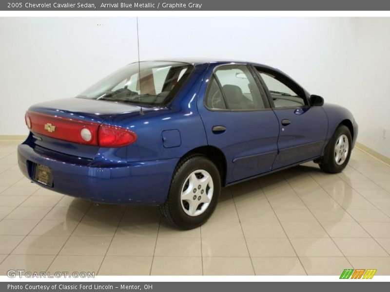 Arrival Blue Metallic / Graphite Gray 2005 Chevrolet Cavalier Sedan