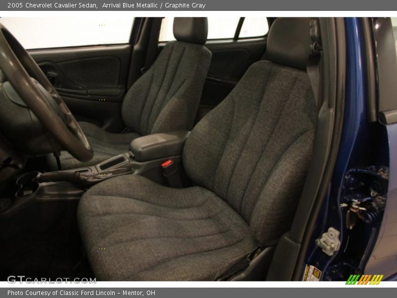 Arrival Blue Metallic / Graphite Gray 2005 Chevrolet Cavalier Sedan