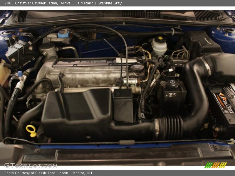 Arrival Blue Metallic / Graphite Gray 2005 Chevrolet Cavalier Sedan