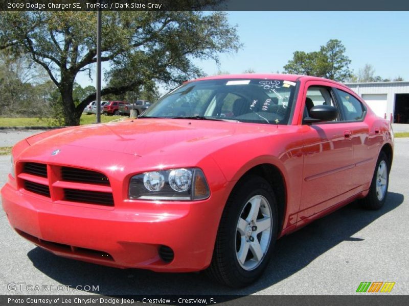 TorRed / Dark Slate Gray 2009 Dodge Charger SE