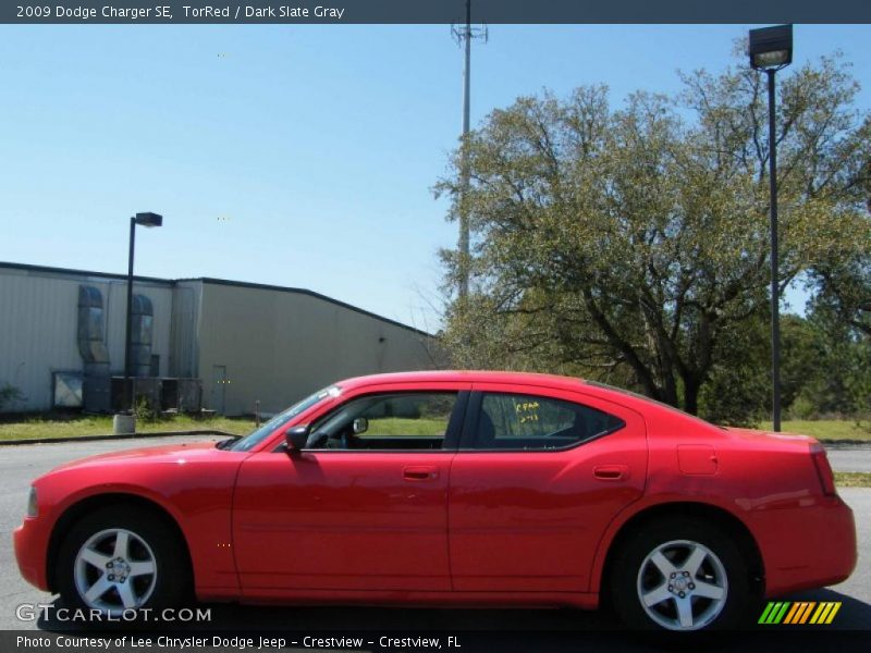 TorRed / Dark Slate Gray 2009 Dodge Charger SE