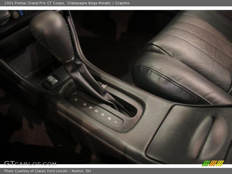 Champagne Beige Metallic / Graphite 2001 Pontiac Grand Prix GT Coupe