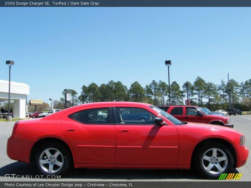 TorRed / Dark Slate Gray 2009 Dodge Charger SE