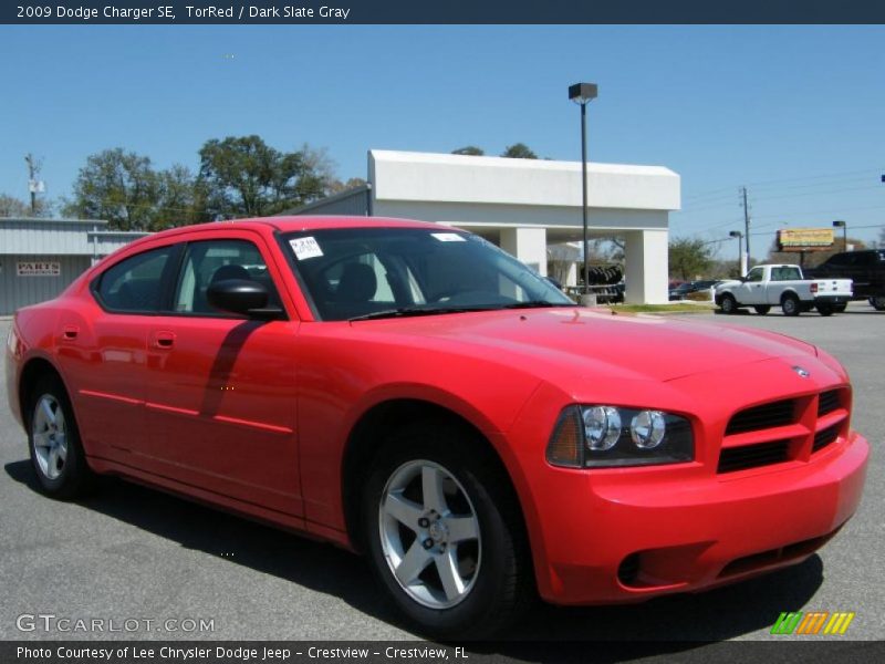 TorRed / Dark Slate Gray 2009 Dodge Charger SE