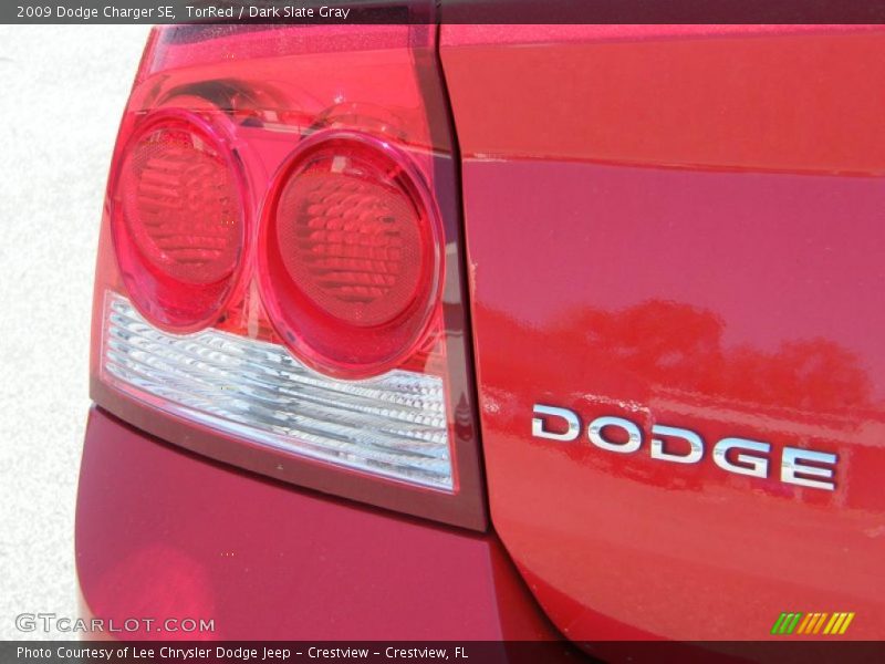TorRed / Dark Slate Gray 2009 Dodge Charger SE