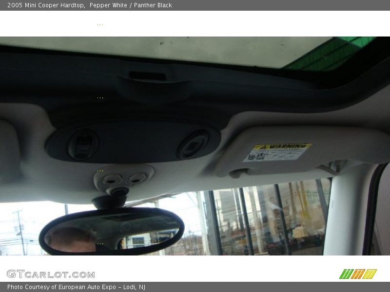 Pepper White / Panther Black 2005 Mini Cooper Hardtop