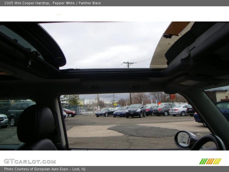 Pepper White / Panther Black 2005 Mini Cooper Hardtop