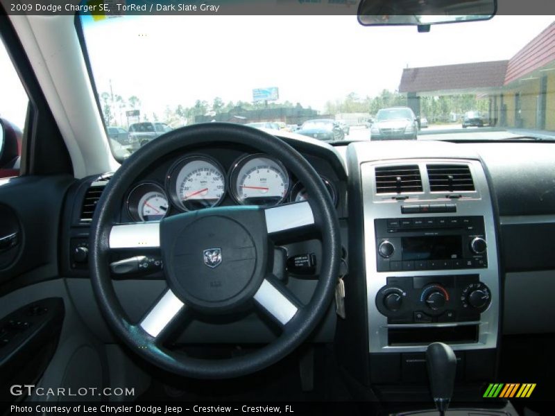 TorRed / Dark Slate Gray 2009 Dodge Charger SE