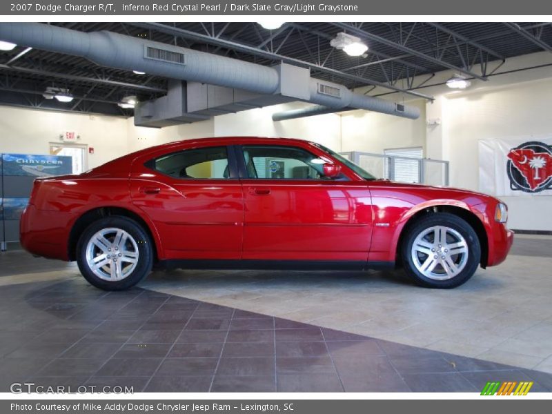 Inferno Red Crystal Pearl / Dark Slate Gray/Light Graystone 2007 Dodge Charger R/T