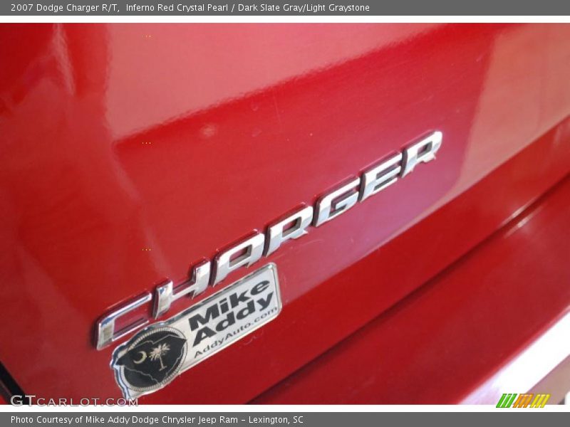 Inferno Red Crystal Pearl / Dark Slate Gray/Light Graystone 2007 Dodge Charger R/T