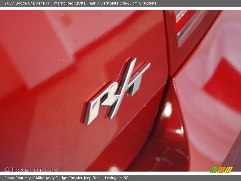 Inferno Red Crystal Pearl / Dark Slate Gray/Light Graystone 2007 Dodge Charger R/T