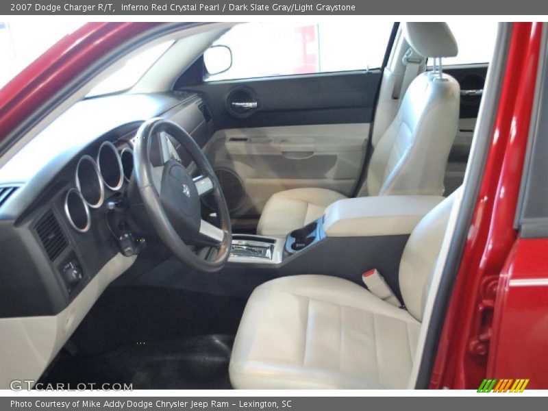Inferno Red Crystal Pearl / Dark Slate Gray/Light Graystone 2007 Dodge Charger R/T